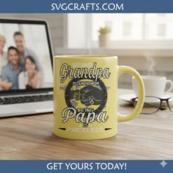 Alternative view of Grandpa Papa SVG Design - Honor & Priceless Bond | SVGCrafts