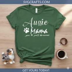 Alternative view of Aussie Mama SVG | Personalized Pet Design | Cricut & Sublimation