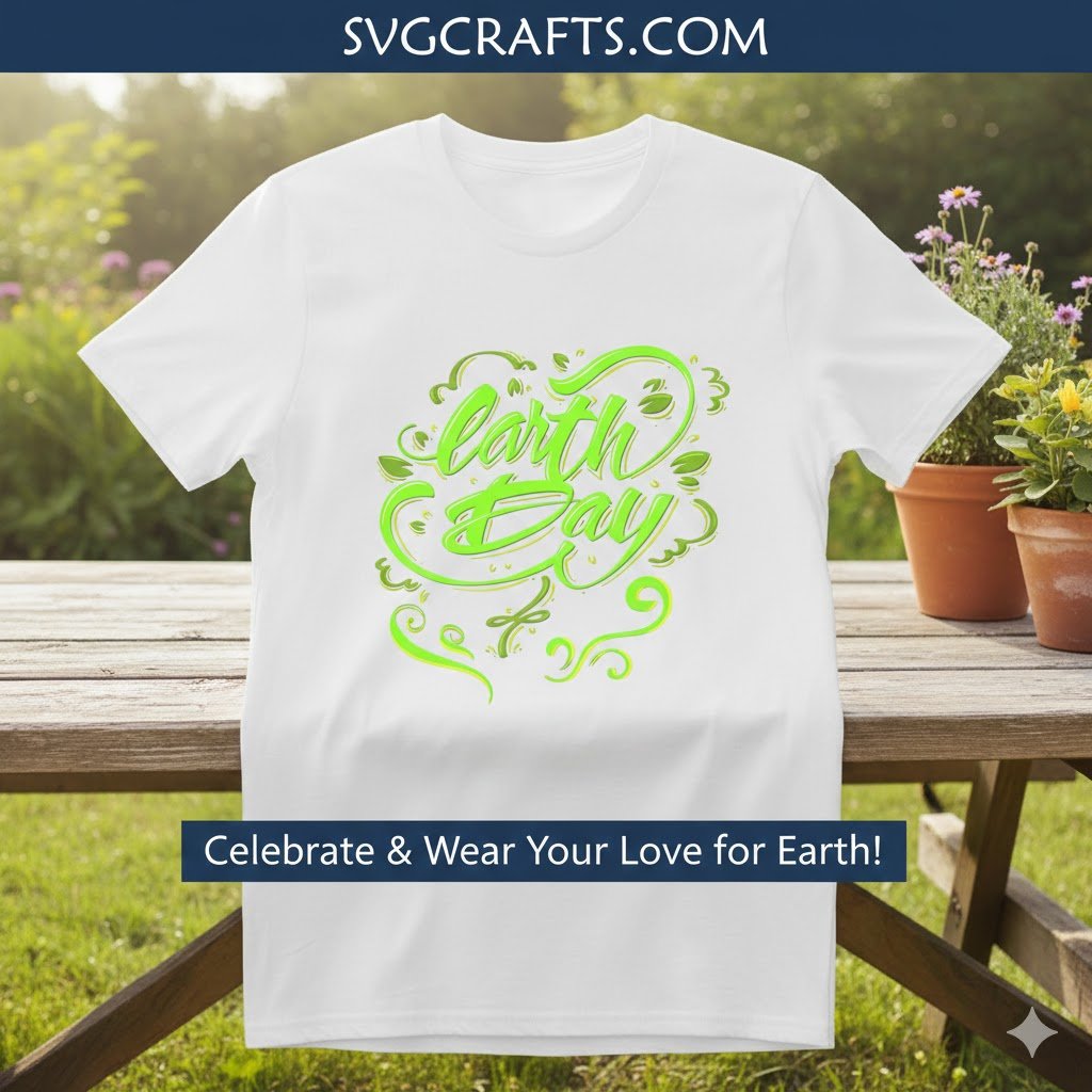 Earth Day SVG Design - Cricut & Sublimation Files | SVGCrafts - Image 2