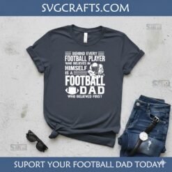 Alternative view of Football Dad SVG | Cricut & Sublimation Design | SVGCrafts