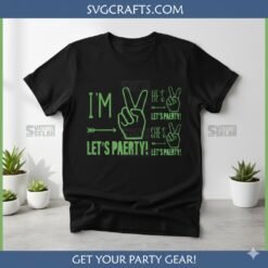 Alternative view of I'm Two Peace Sign 2nd Birthday SVG | Cricut & Silhouette Files