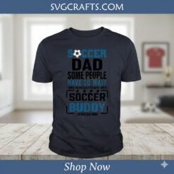 Alternative view of Soccer Dad Soccer Buddy SVG Heartfelt Design by SVGcrafts