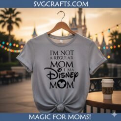 Alternative view of Disney Mom SVG | Funny Cricut Design for Magical Moms - SVGCrafts