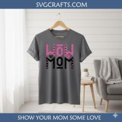 Alternative view of Distressed Mom SVG for Cricut | Mother's Day Design by SVGCrafts