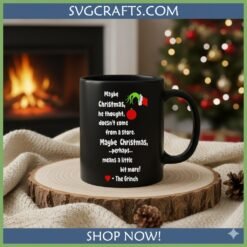 Alternative view of Grinch Christmas Quote SVG | Meaningful Holiday Design - SVGcrafts