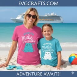 Alternative view of Oh Ship Mother Daughter Trip SVG | Cruise Vacation Design