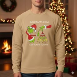 Alternative view of Funny Grinch Stink Stank Stunk SVG - Christmas Cut File