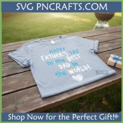 Alternative view of Happy Father's Day SVG | Best Dad Ever Cricut File | SVGCrafts