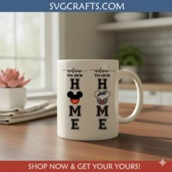 Alternative view of Disney Character HOME SVG Bundle - Welcome Sign & Decor Files