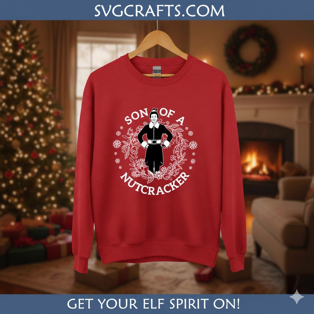 Son of a Nutcracker SVG - Buddy the Elf Christmas Quote - Image 2