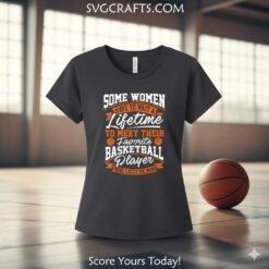 Alternative view of Basketball Mom SVG | My Favorite Player Calls Me Mom | SVGCrafts