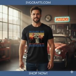 Alternative view of Retro Mechanic Dad SVG - 'Cooler' Dad Shirt Design | SVGcrafts