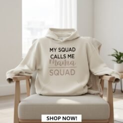 Alternative view of Mama Squad SVG | Cricut & Silhouette Design for Moms | SVGCrafts