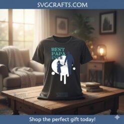 Alternative view of Best Papa Ever SVG | Grandfather Daughter Cricut File - SVGCrafts