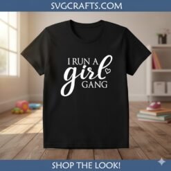 Alternative view of I Run A Girl Gang SVG - Empowering Design for Cricut & Silhouette