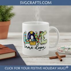 Alternative view of Christmas Love Came Down SVG - Nativity & Luke 2:11