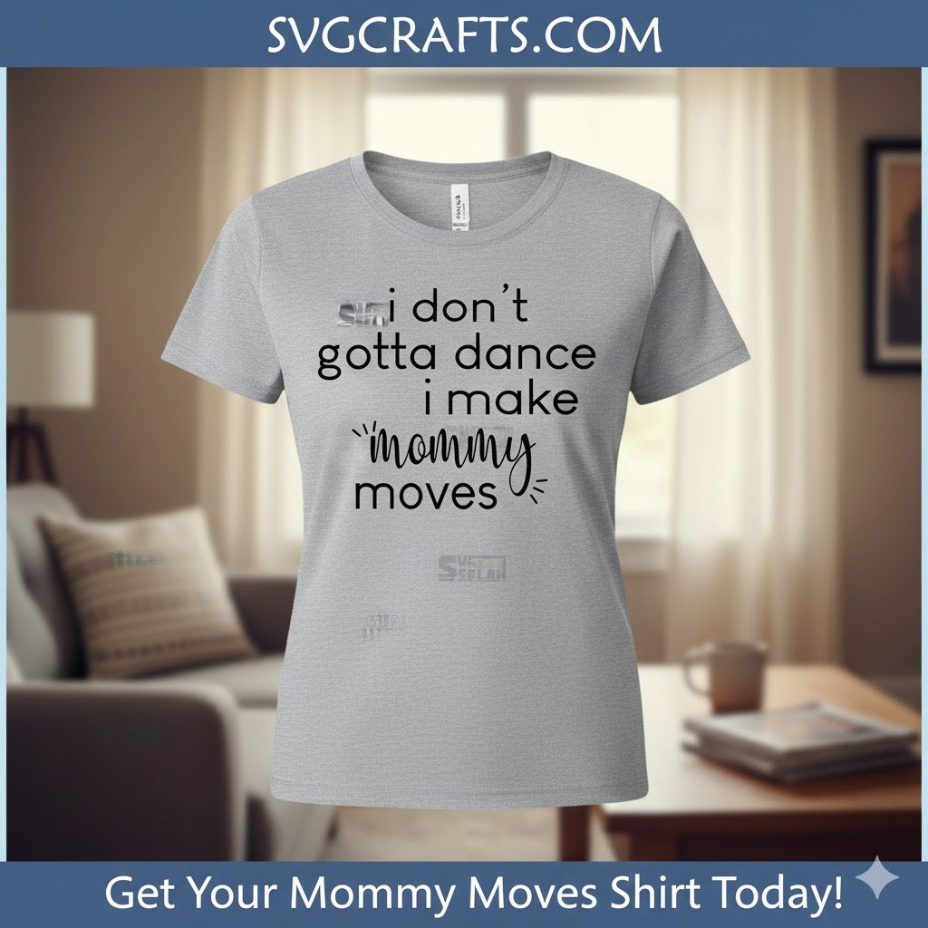 Funny Mommy Moves SVG for Cricut | Mom Life T-Shirt Design - SVGCrafts - Image 2
