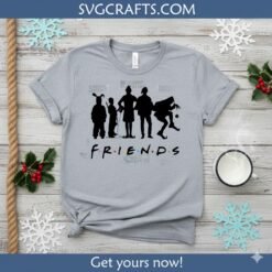 Alternative view of A Christmas Story Friends SVG - Funny Holiday Movie Design