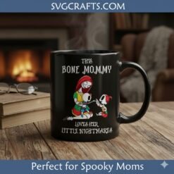 Alternative view of Bone Mommy Little Nightmares SVG | Sally Mom Life PNG for Cricut