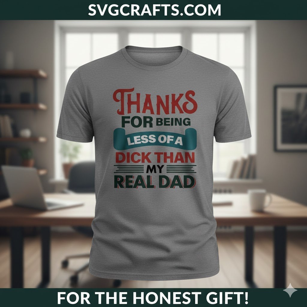 Funny Step Dad SVG - Humorous Father's Day Gift & Craft File - Image 2