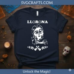 Alternative view of Mama Imelda Llorona SVG | Coco Day of the Dead Craft Files