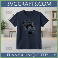 Alternative view of Not The Mama SVG | Baby Sinclair 90s TV Show Design - SVGCrafts