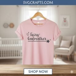Alternative view of Fairy Godmother SVG | Magical Godmother Design for Cricut