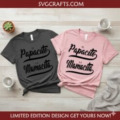 Alternative view of Papacito Mamacita SVG Bundle | Hispanic Couple Cricut Design