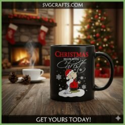 Alternative view of Charlie Brown Christmas Christ SVG - Peanuts Faith Design