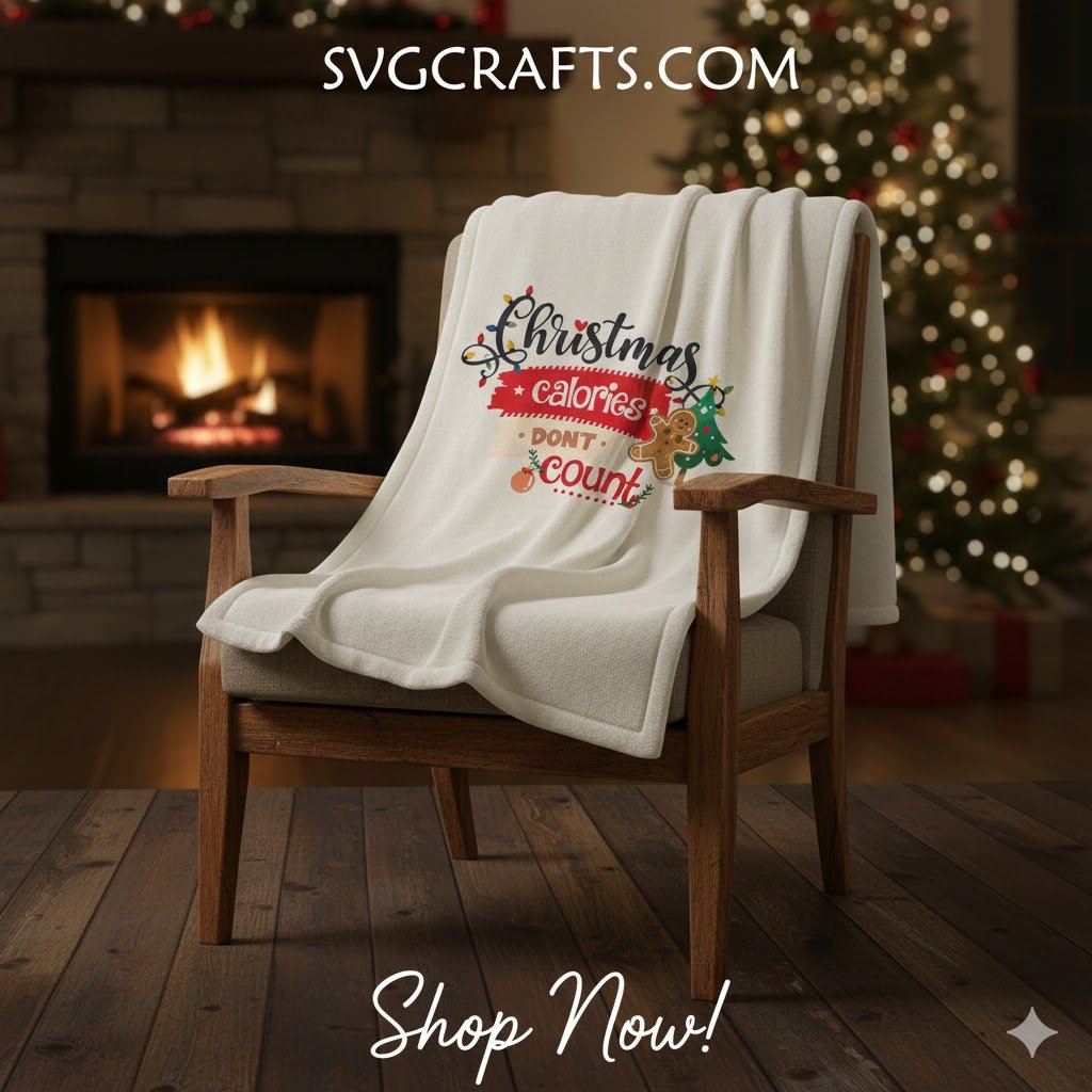 Funny Christmas Calories SVG - Cricut & Holiday Craft File - Image 2