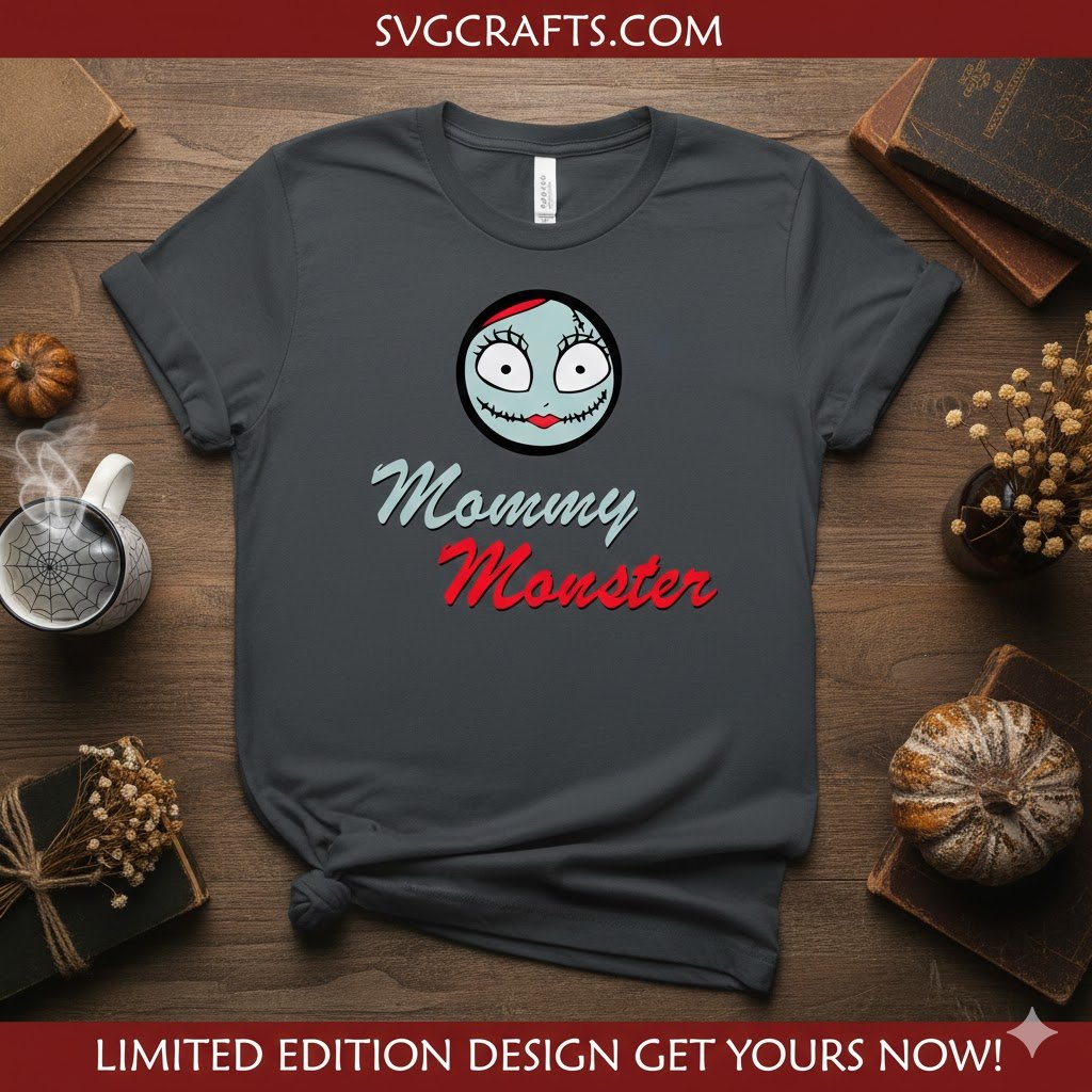 Mommy Monster SVG | Sally Inspired Design for Cricut & More - Image 2