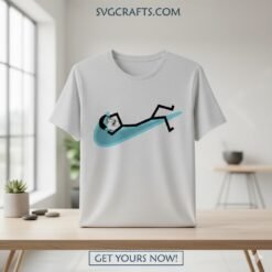 Alternative view of Funny Laughing Meme SVG | Just Laugh It Parody Design