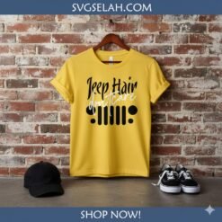 Alternative view of Jeep Hair Don't Care SVG | Cricut & Sublimation File - SVGCrafts