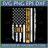Distressed Thin Yellow Line 911 Dispatcher American Flag SVG PNG DXF EPS for Cricut and Sublimation