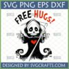 Funny Grim Reaper Free Hugs SVG for Halloween T-shirts and Cricut crafts