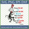 Dr Seuss Cat in the Hat Be Who You Are SVG file for Cricut