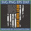 Distressed American Flag Best Dad Ever SVG for Father's Day