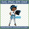 Sassy Carolina Panthers Fan SVG PNG Design for Cricut and Sublimation