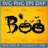 Halloween Boo Jack-o'-Lantern Ghost Bat SVG PNG DXF EPS Bundle for Cricut and Silhouette crafts