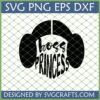 Boss Princess Headphones SVG PNG DXF EPS digital file for Cricut and Silhouette crafts