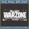 Distressed Call of Duty Warzone SVG and PNG design files for gamers