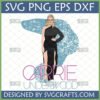 Glamorous Carrie Underwood SVG vector art for Cricut and sublimation