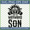Supernatural Carry On Wayward Son SVG with Anti-Possession Symbol for Cricut