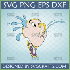 Whimsical Chip Beauty and the Beast SVG digital file for Cricut and Silhouette