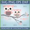 Coolest Mom Owl SVG PNG DXF EPS digital file for Cricut Silhouette sublimation