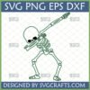 Cartoon Dabbing Skeleton SVG PNG DXF EPS digital file from SVGCrafts