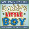 Daddy's Little Boy SVG PNG DXF EPS digital design for Cricut and sublimation projects