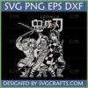 Demon Slayer SVG design featuring Tanjiro, Nezuko, and Inosuke, with Japanese title, for Cricut and sublimation.