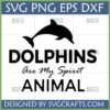 Dolphin Spirit Animal SVG for Cricut and Sublimation by SVGCrafts