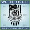 Don't Tread On Me SVG with Gadsden Flag Rattlesnake and Distressed American Flag